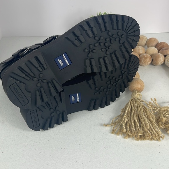 Macombs Water Resistant Moto Boot (Women) Sz 8.5 Black Leather NIB - Picture 7 of 11